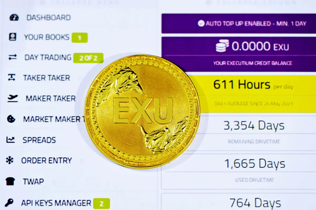 Currency calculator interface showing exchange rate conversion