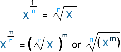 fraction exponent