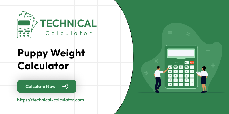 Puppy Weight Calculator - Dog Size Estimator