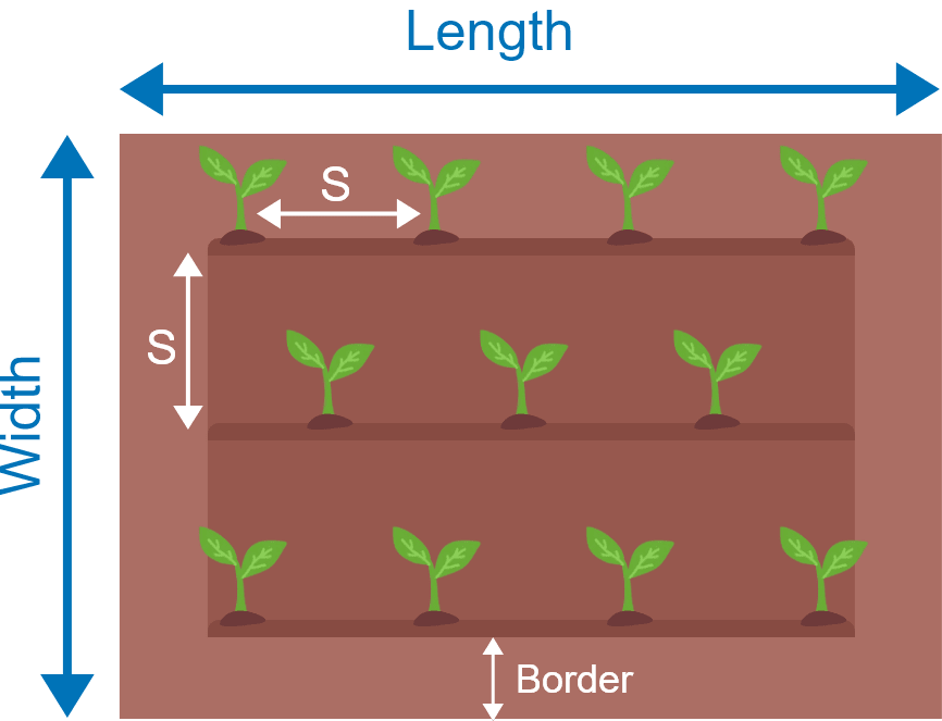 Plant Spacing Calculator technical calculator