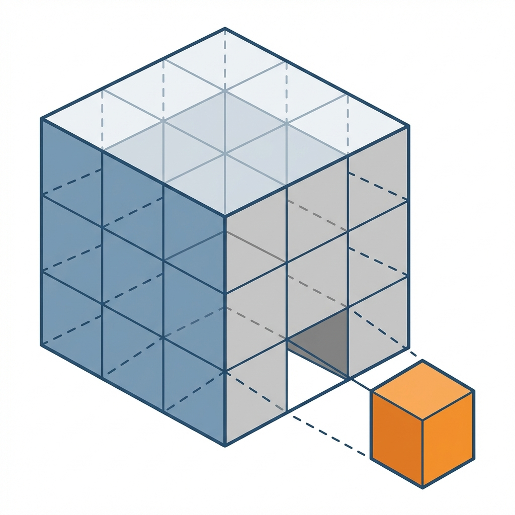 Cubic yard calculator showing volume for concrete, sand, mulch in yd³