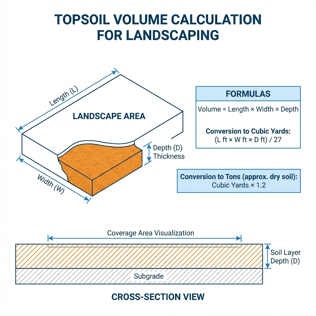 Soil layers and nutrient composition diagram