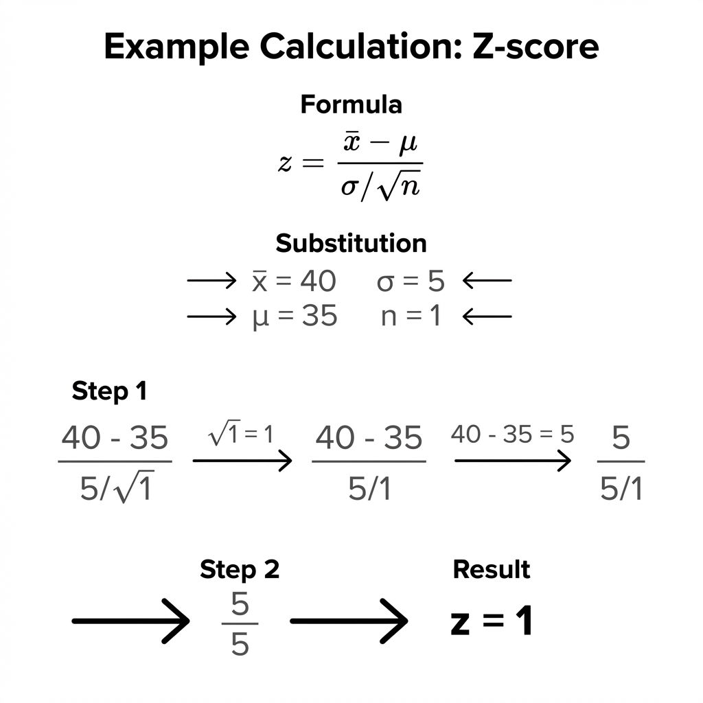 Central Limit Theorem Calculation Details