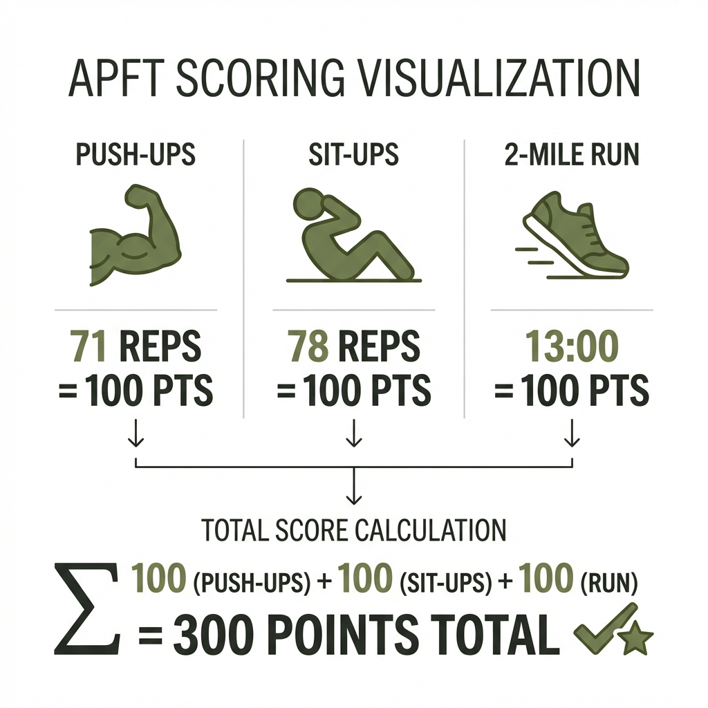 Army PFT Chart Details