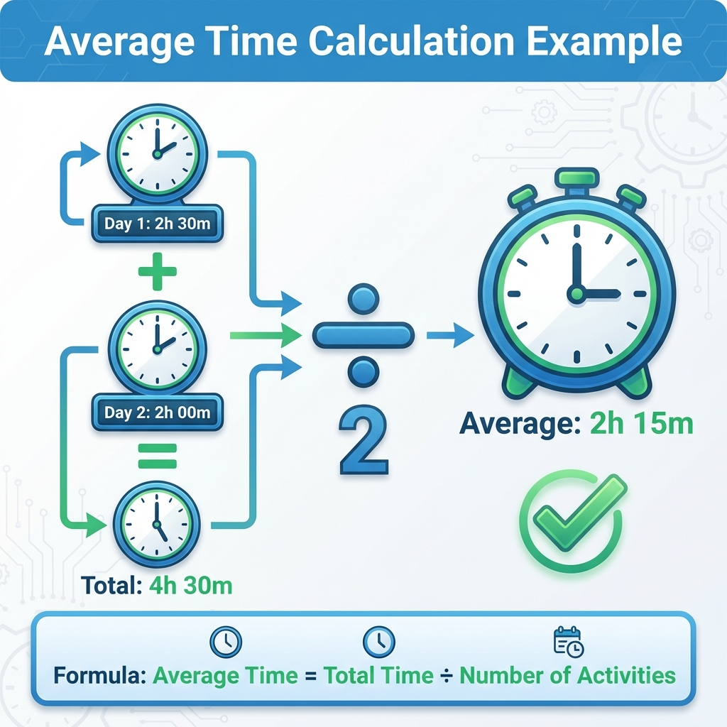 Average Time Calculation Example