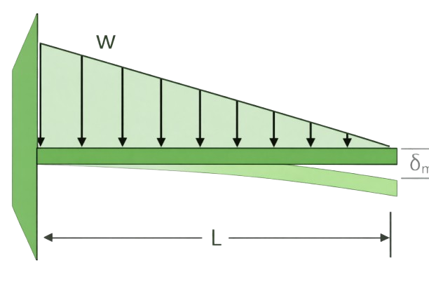 Uniform varying load at beam