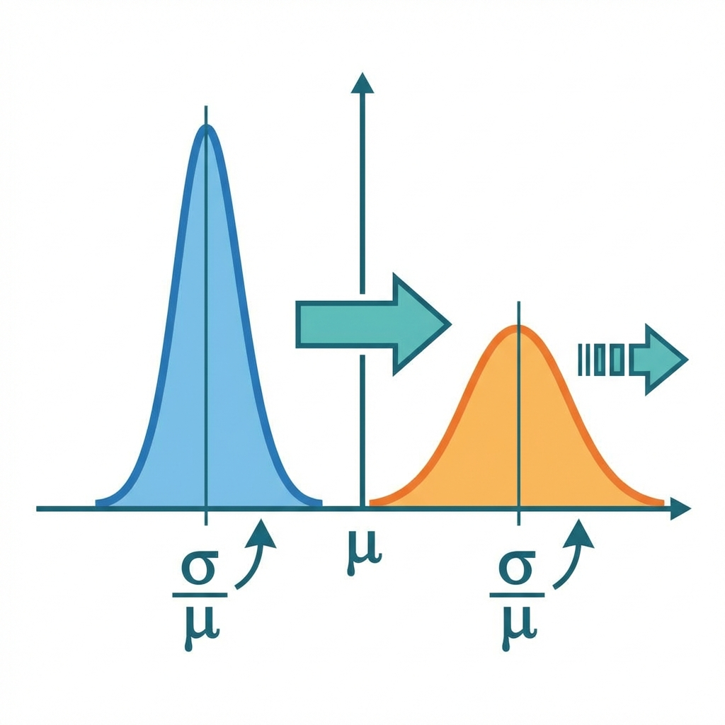 Coefficient of Variation Comparison