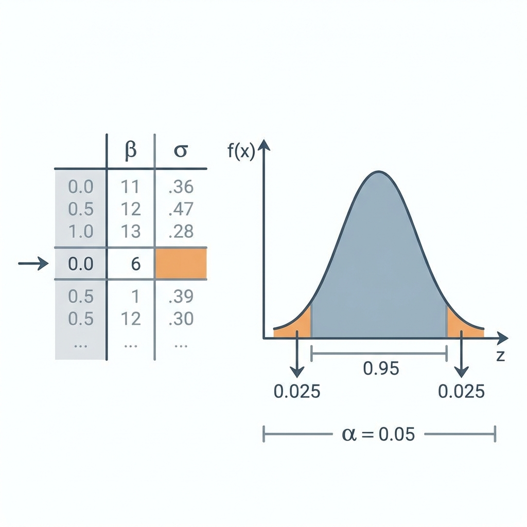 Critical Value Calculation Details