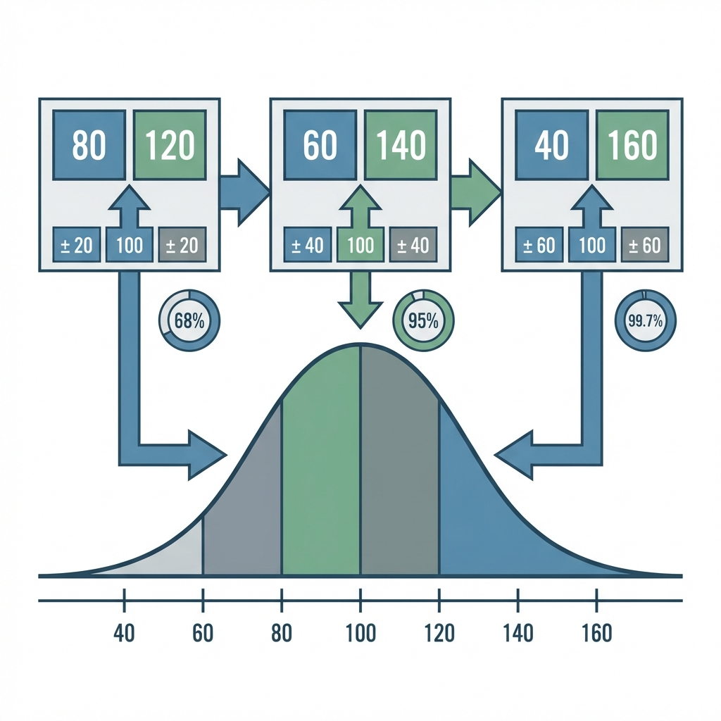Empirical Rule Calculation Details