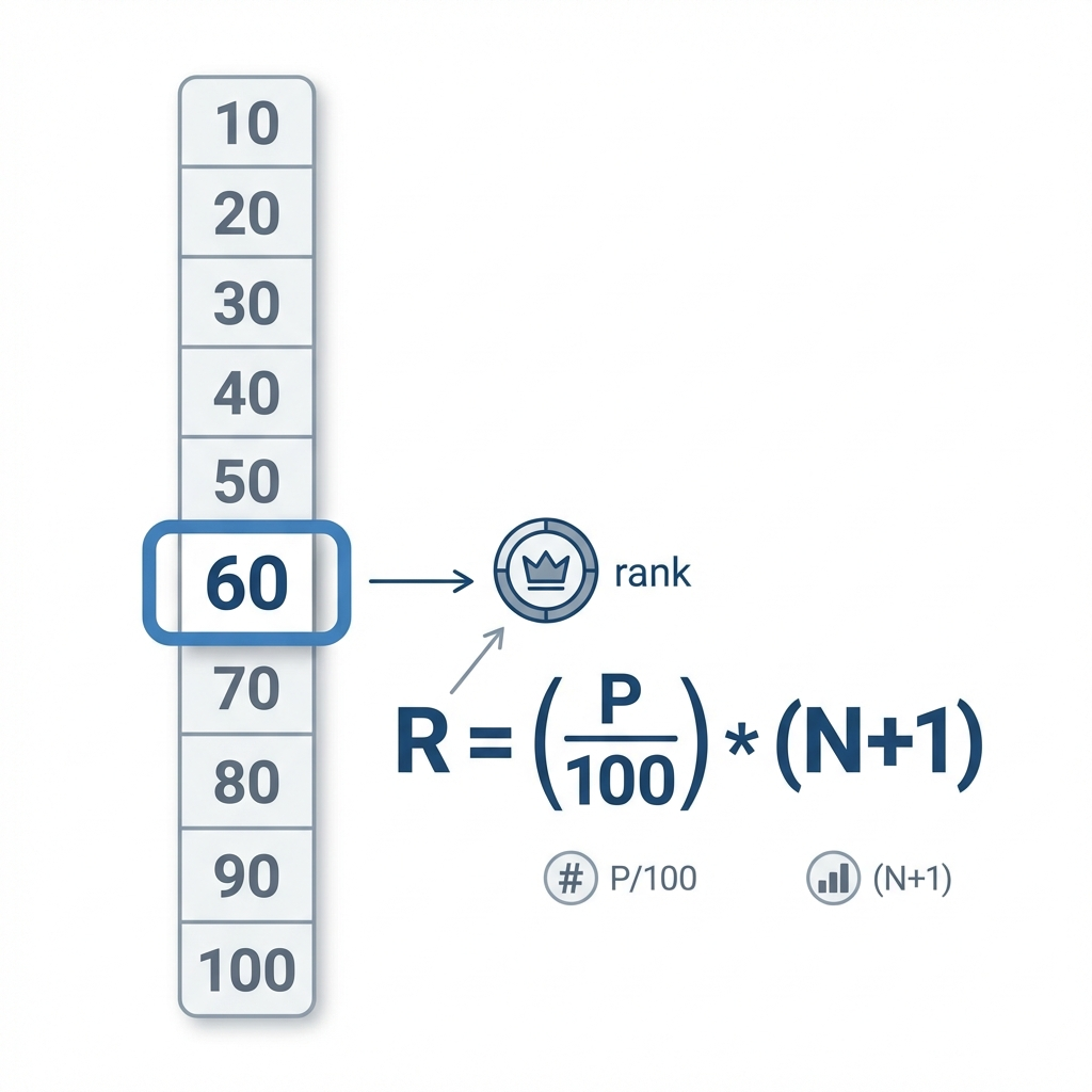 Percentile Calculation Formula Details