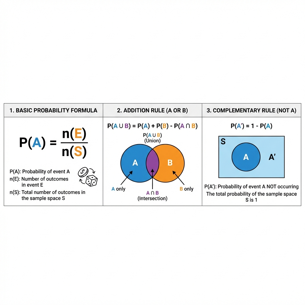 Probability Rules and Formulas Details