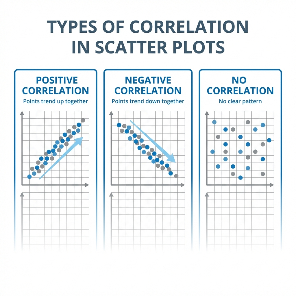 Scatter Plot Correlation Types