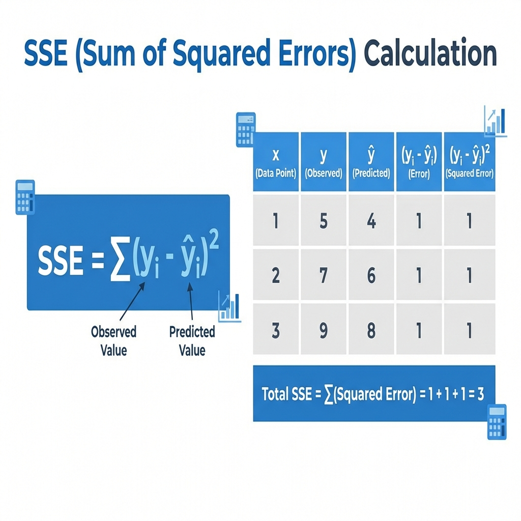 SSE Calculation Details and Formula