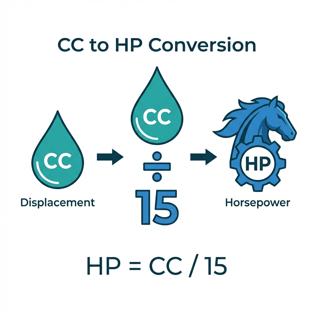 CC to HP Calculation Details