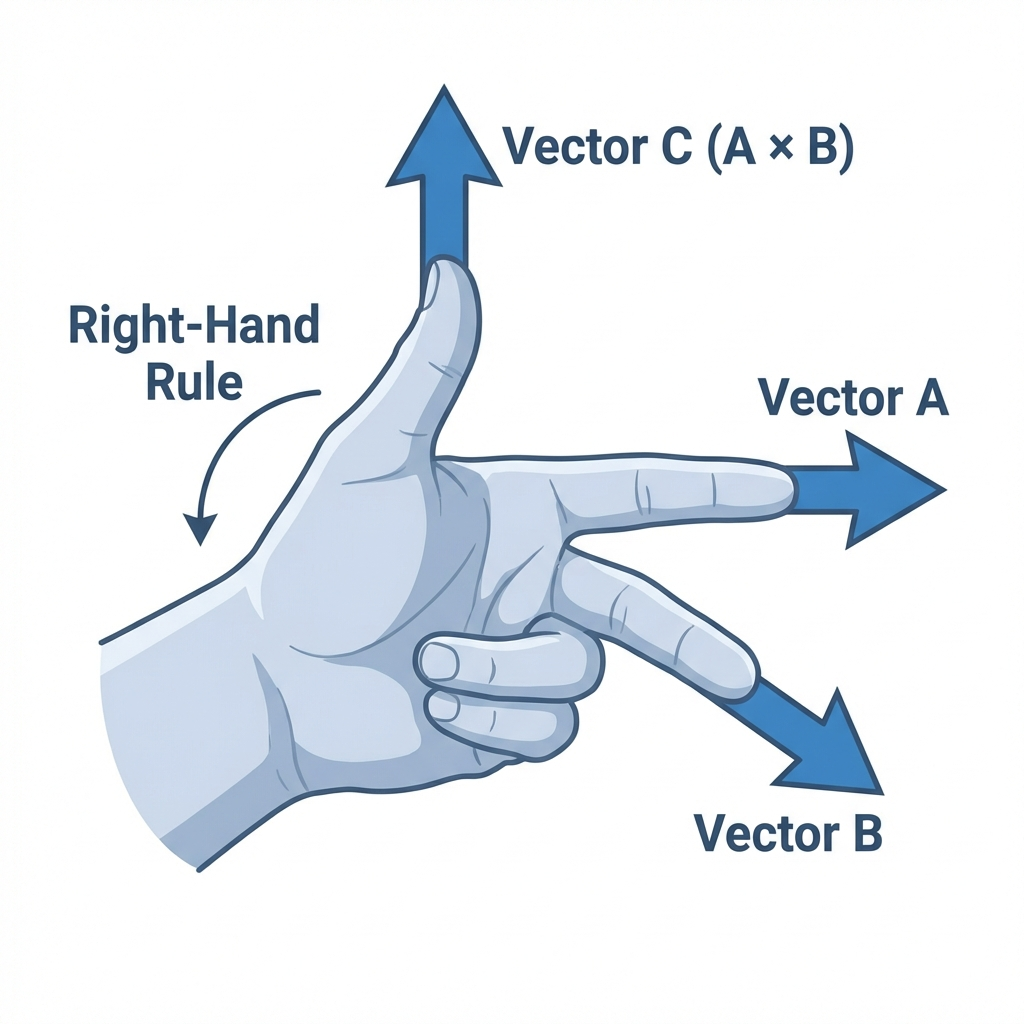 Right-Hand Rule for Cross Product