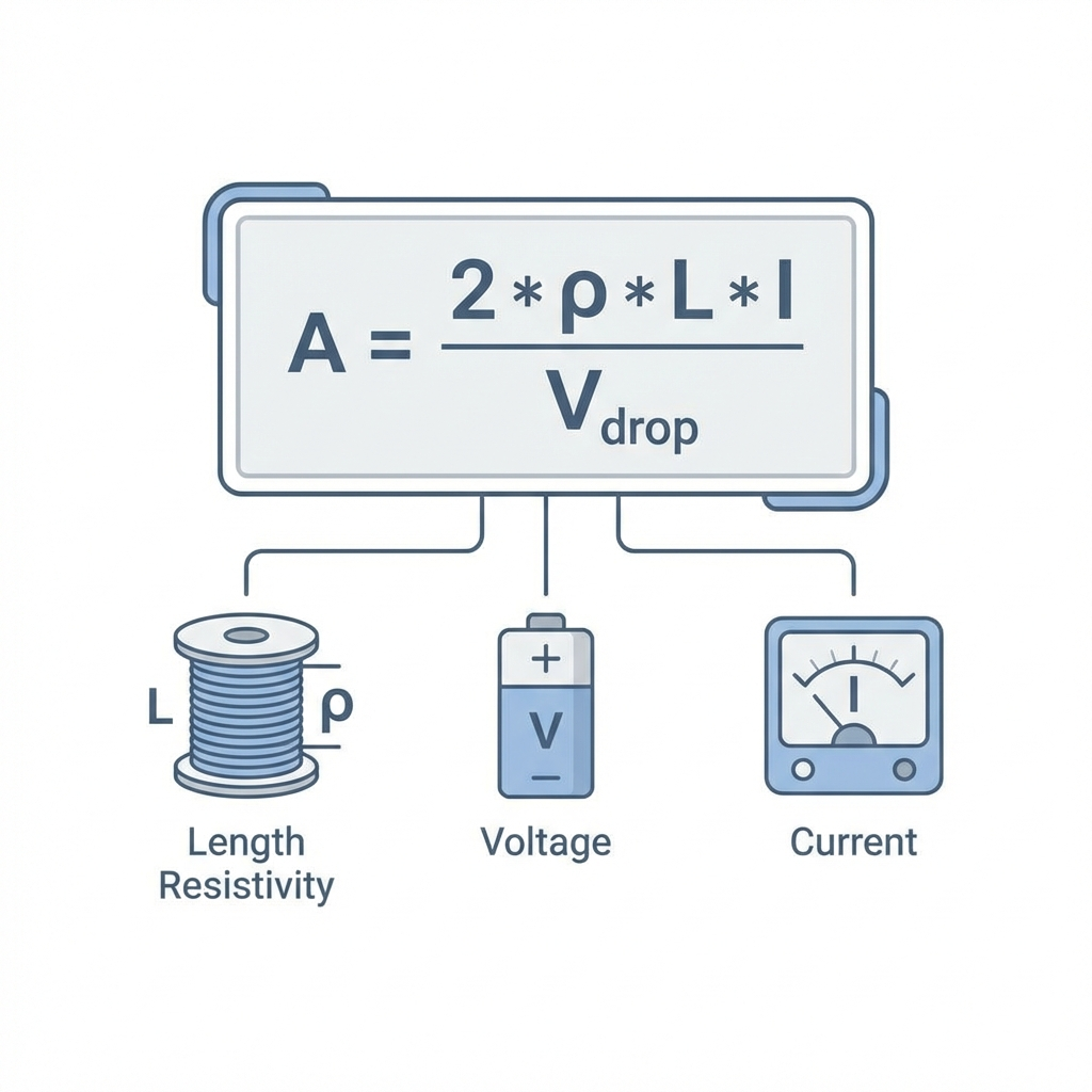 DC Wire Size Calculation Factors