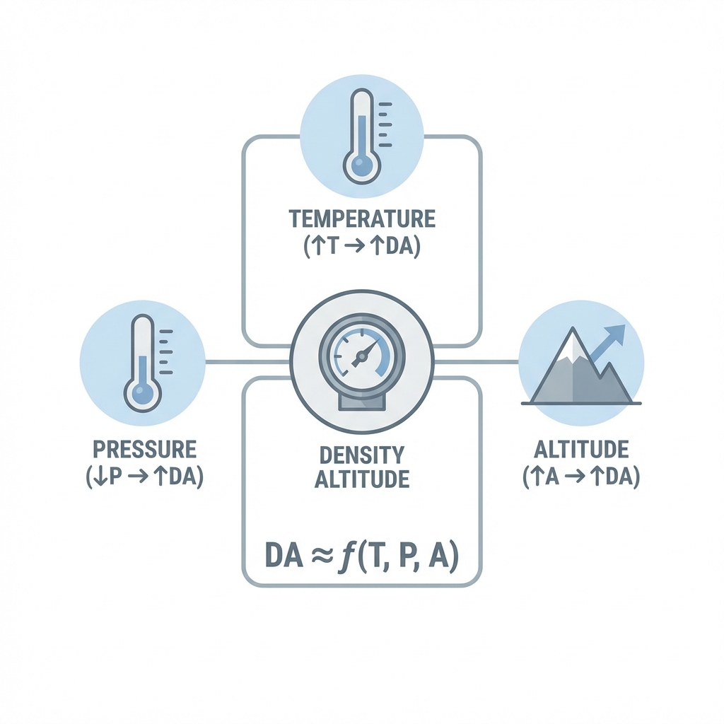 Factors Affecting Density Altitude