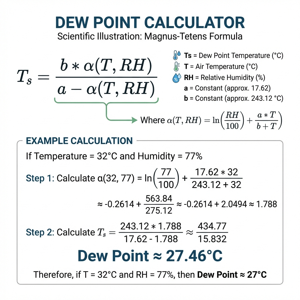 Dew Point Calculation Details