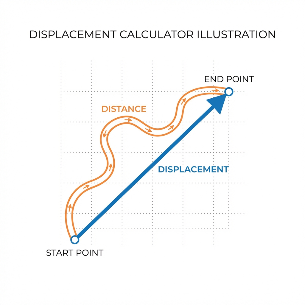Displacement Concept Illustration