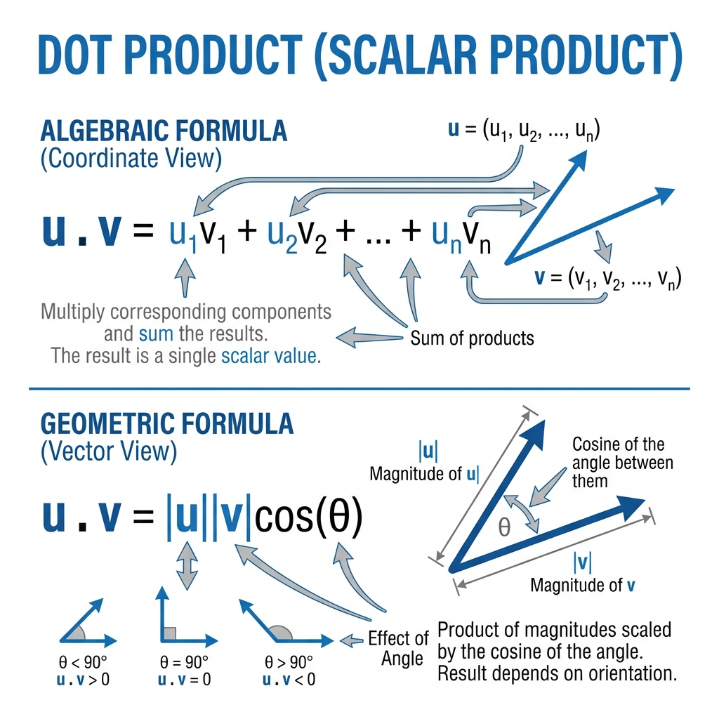 Dot Product Calculation Details