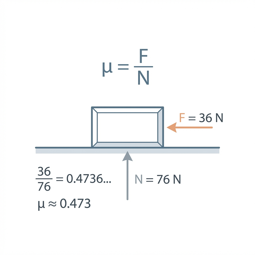 Friction Calculation Example