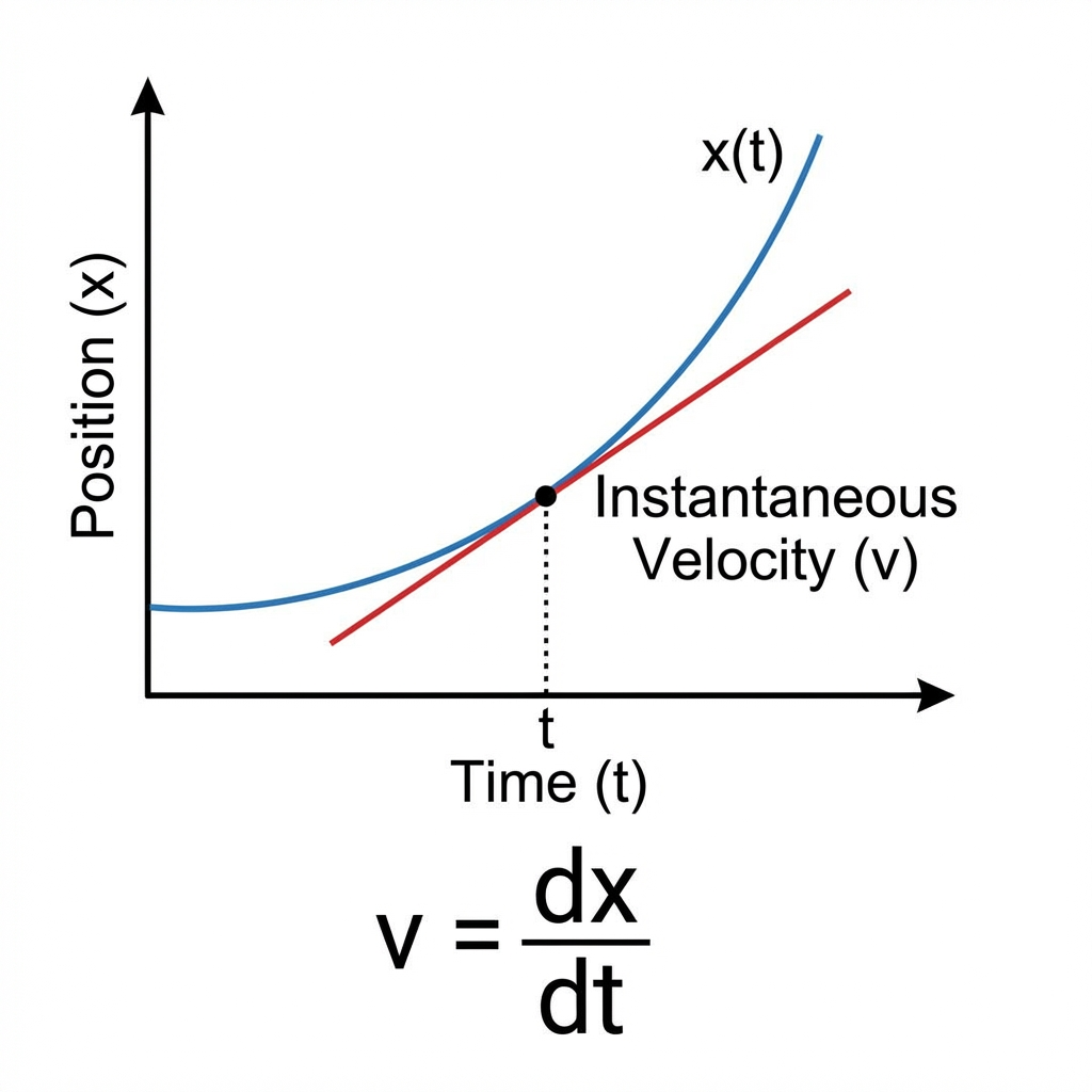Instantaneous Velocity Calculation Example