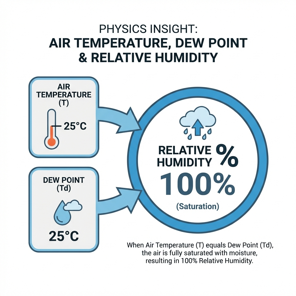 Relative Humidity Calculation Relationship