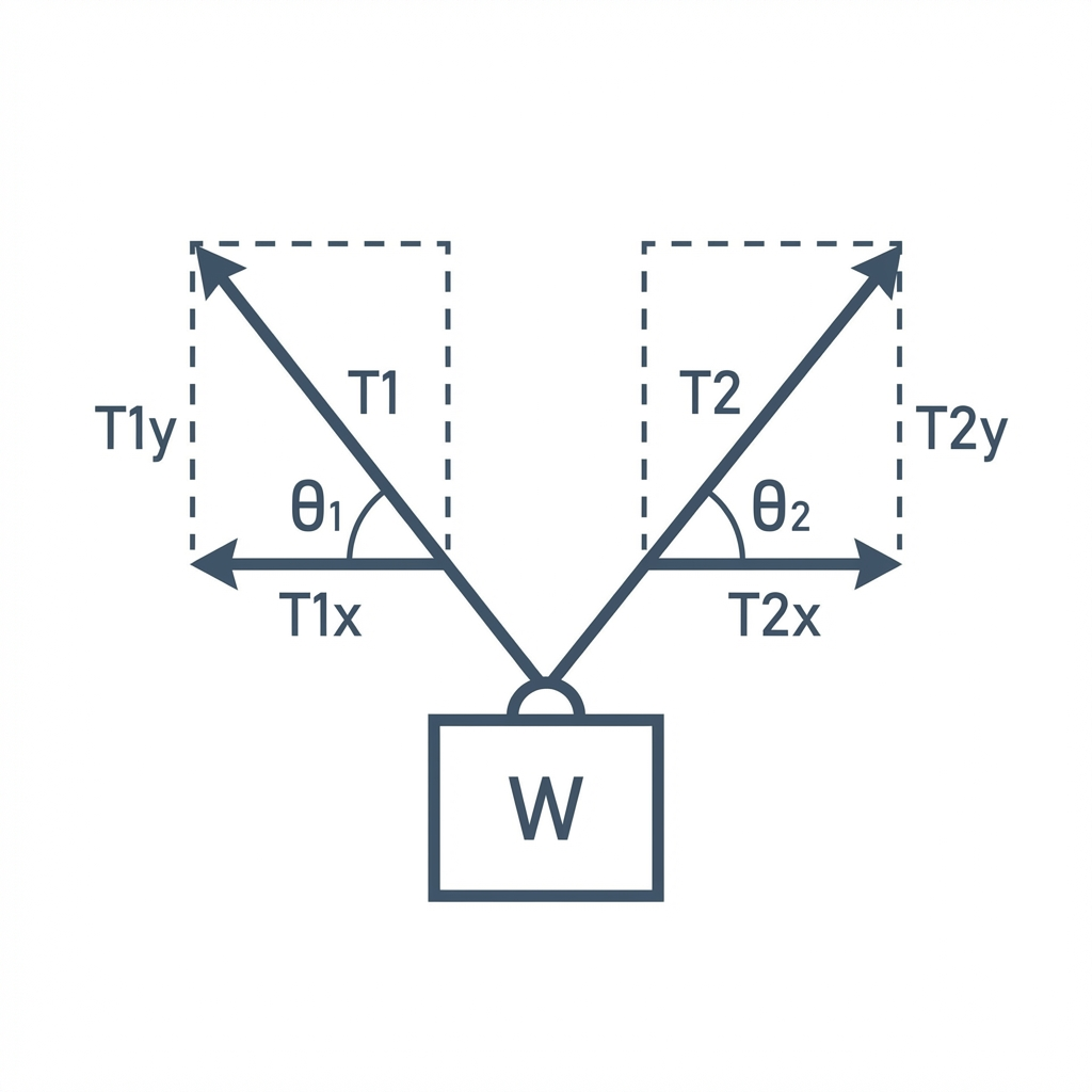 Tension in Multiple Ropes Details