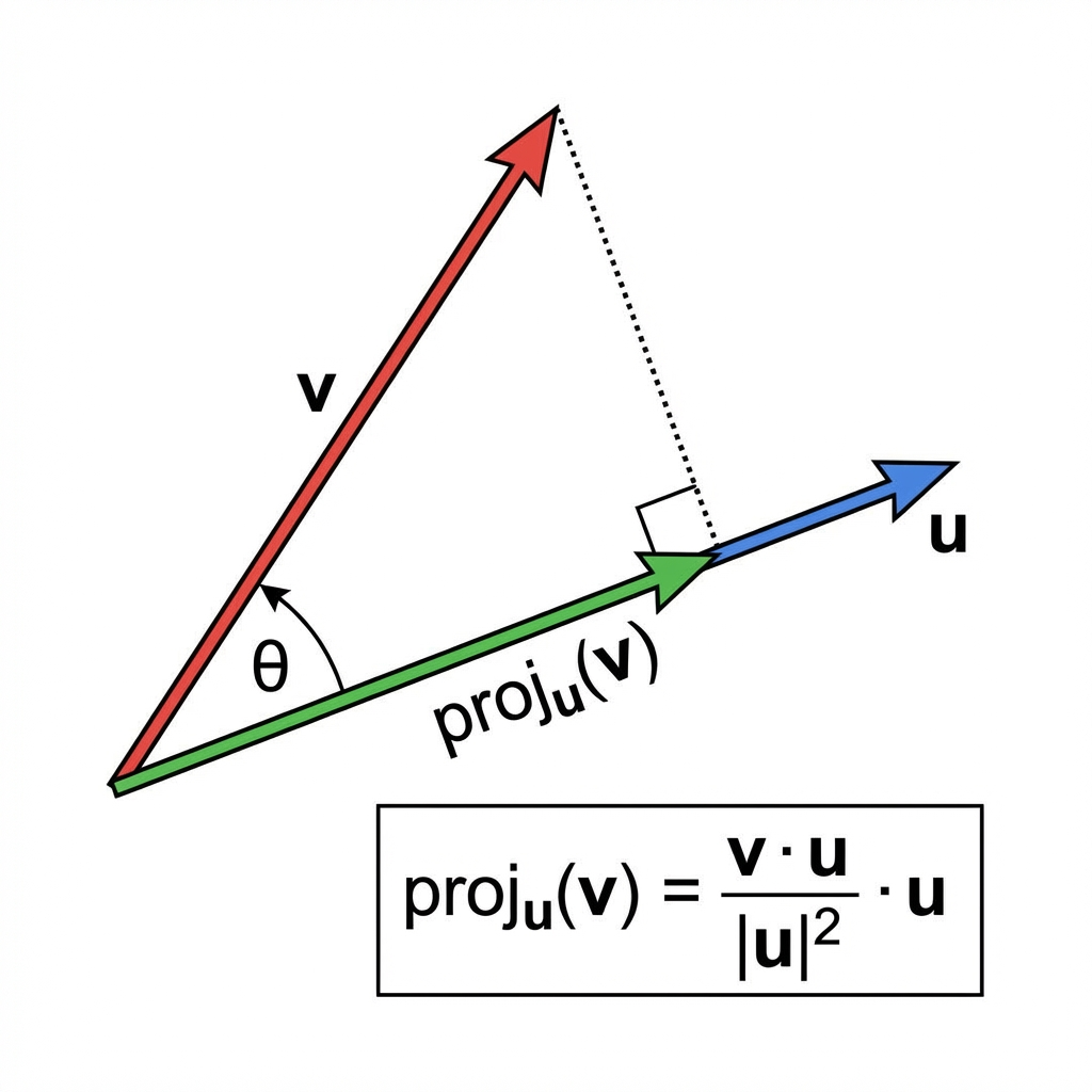Vector Projection Formula Details