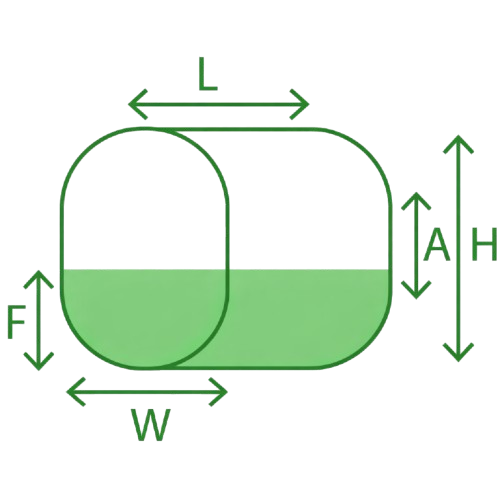vertical Oval tank