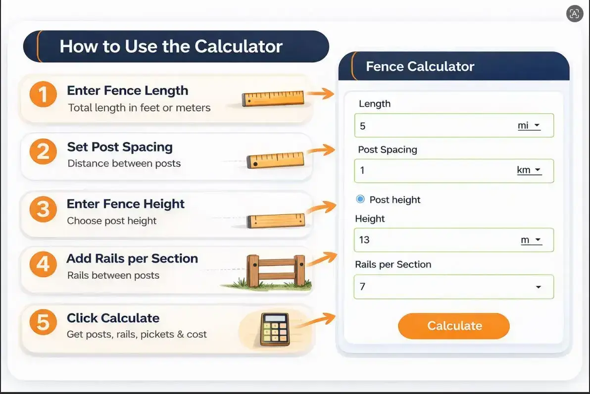 How to Use Fence Calculator Step-by-Step Guide